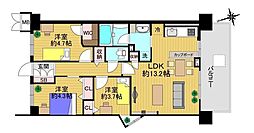 エンゼルピュア大森 3LDKの間取図画像