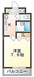 間取図画像 1K