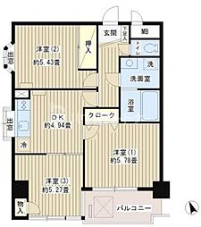 Mont.Colline山邦 3DKの間取図画像