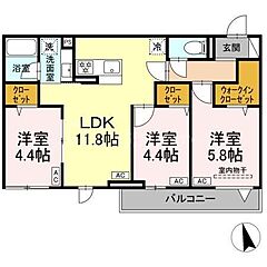 物件の間取り