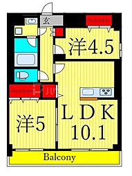 Portofino (ポルトフィーノ) 2LDKの間取図画像