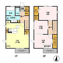 メゾン・ヴィオレット 3LDKの間取図画像