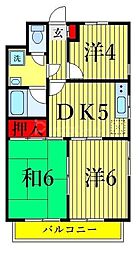 正栄ビル 3DKの間取図画像