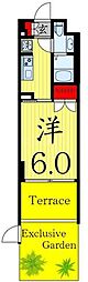 サムティレジデンス浦安 1Kの間取図画像