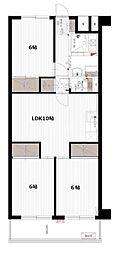 グリーンパーク北葛西 3LDKの間取図画像