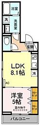 レクシア東葛西2 1LDKの間取図画像