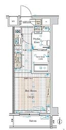 ブライズ中野江古田 3階ワンルームの間取り