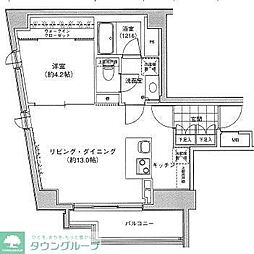 プライマル大泉学園 1LDKの間取図画像