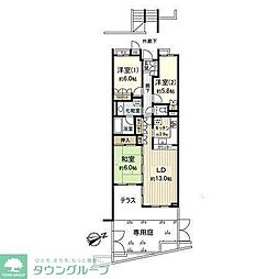西荻窪デュープレックス 3LDKの間取図画像