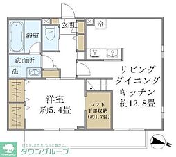 KOMFORTA新中野 1LDKの間取図画像