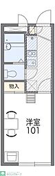 レオパレス南光 1Kの間取図画像