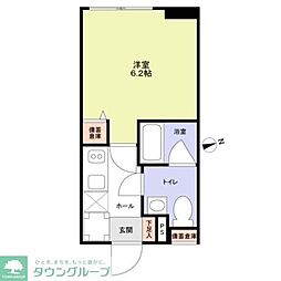 VISTA SHIN‐KOENJI.S 1Kの間取図画像