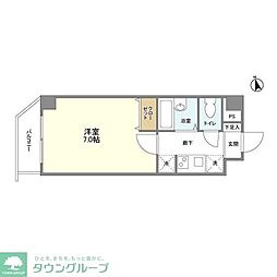 ラクラス荻窪 1Kの間取図画像