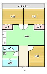 間取図画像 3LDK