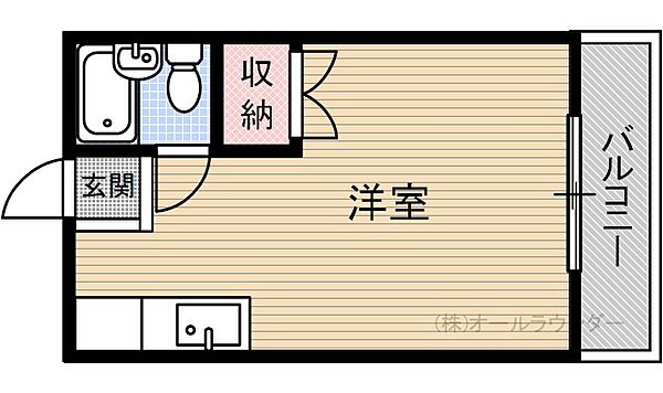 コーポ真砂 202号室｜大阪府茨木市真砂１丁目(賃貸アパート1R・2階・20.00㎡)の写真 その2