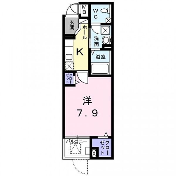 ホライゾン 202号室｜大阪府茨木市玉櫛２丁目(賃貸マンション1K・2階・30.24㎡)の写真 その2