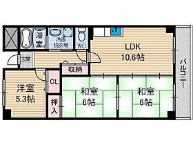 ソレイユ茨木北 103号室 ｜ 大阪府茨木市耳原２丁目（賃貸マンション3LDK・1階・63.00㎡） その2