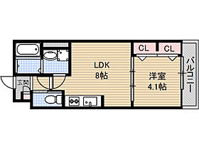 オルタンシアキューブ 302号室 ｜ 大阪府茨木市中穂積２丁目（賃貸アパート1LDK・3階・30.00㎡） その2