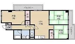 間取図画像 3LDK