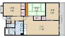 第二ドゥエルなかせい 2階