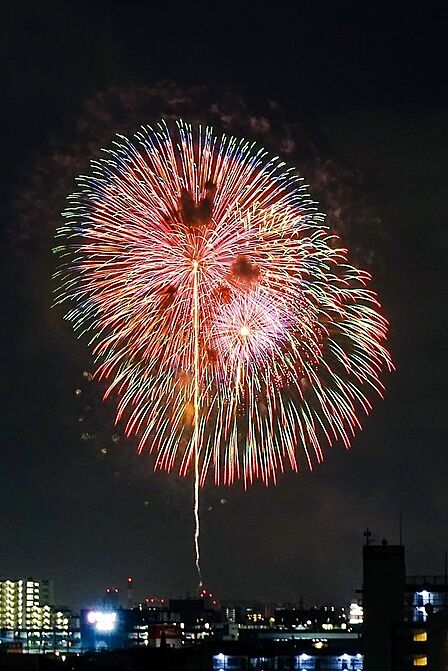 洋室側からは戸田橋花火大会も見えます(天候に寄ります)