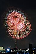 洋室側からは戸田橋花火大会も見えます（天候に寄ります） 