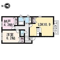 メイプル俣野 205 ｜ 京都府亀岡市大井町土田３丁目（賃貸アパート1LDK・2階・51.50㎡） その2