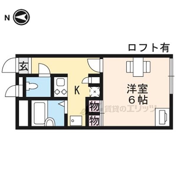 レオパレス亀岡駅前 207｜京都府亀岡市追分町馬場通(賃貸アパート1K・2階・20.28㎡)の写真 その2