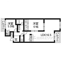 京都府京都市西京区嵐山薬師下町（賃貸マンション2LDK・3階・63.27㎡） その2