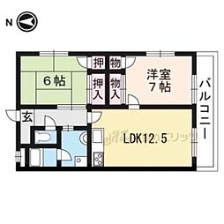 20ＨＯＵＳＥ 3階2LDKの間取り