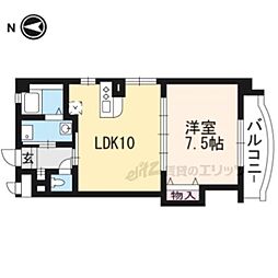 ファネージオ 1LDKの間取図画像