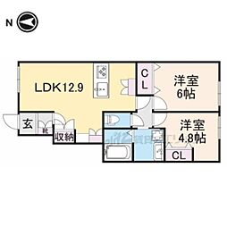 (仮称)京都市西京区川島玉頭町ヘーベルメゾン 2LDKの間取図画像