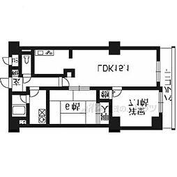 パインフィールド吉祥院 2LDKの間取図画像