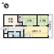 メゾン・ド・リッツ 106 ｜ 京都府京都市西京区大枝沓掛町（賃貸マンション3LDK・1階・66.00㎡） その2