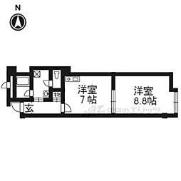 🉐敷金礼金0円！🉐京福電気鉄道北野線 宇多野駅 徒歩12分