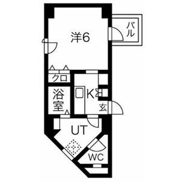 サンシャイン中郷 3A｜愛知県名古屋市中川区中郷３丁目(賃貸マンション1K・3階・31.32㎡)の写真 その2