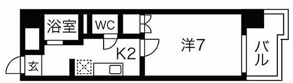 エトワール大島 602｜愛知県名古屋市中区丸の内１丁目(賃貸マンション1K・6階・24.05㎡)の写真 その2