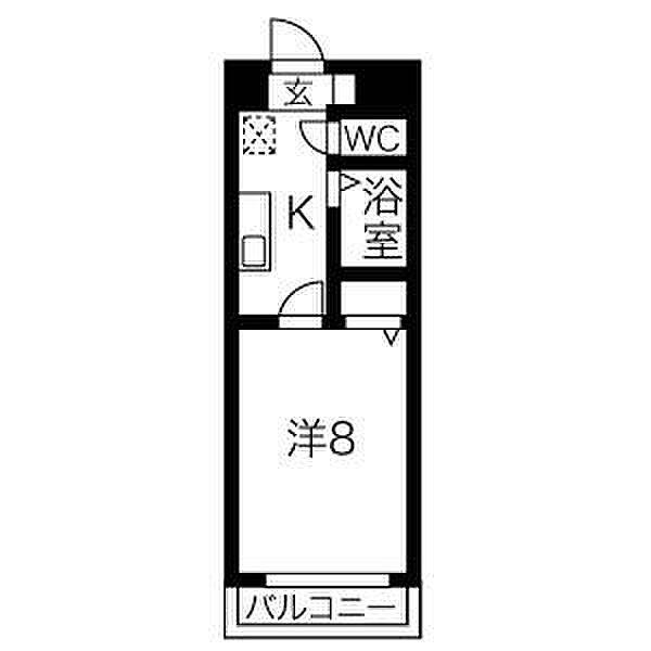 ウィング金山 303｜愛知県名古屋市熱田区波寄町(賃貸マンション1K・3階・24.92㎡)の写真 その2