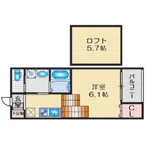 ハーモニーテラス八剱町 202｜愛知県名古屋市中川区八剱町２丁目(賃貸アパート1K・2階・20.21㎡)の写真 その1