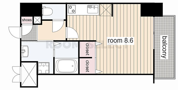 パルティール金山 508｜愛知県名古屋市中区正木４丁目(賃貸マンション1K・5階・24.05㎡)の写真 その2