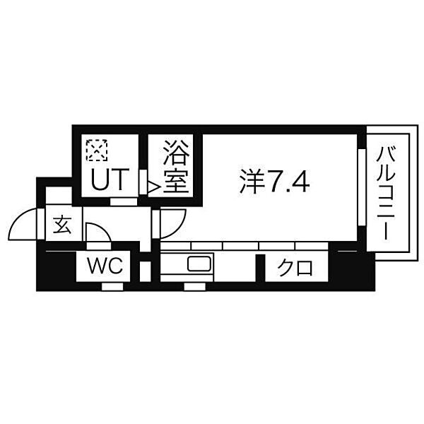 トレフルコート 4C｜愛知県名古屋市中区上前津２丁目(賃貸マンション1K・4階・29.51㎡)の写真 その2