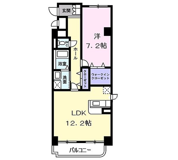 ラフレシ－ル　タミ 401｜愛知県名古屋市中川区荒子２丁目(賃貸マンション1LDK・4階・53.37㎡)の写真 その2