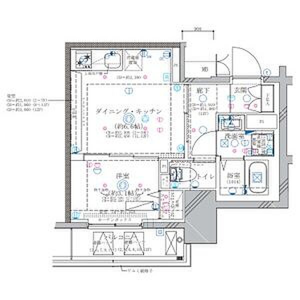 ディアレイシャス東別院II 202｜愛知県名古屋市中区千代田４丁目(賃貸マンション1DK・2階・28.59㎡)の写真 その2