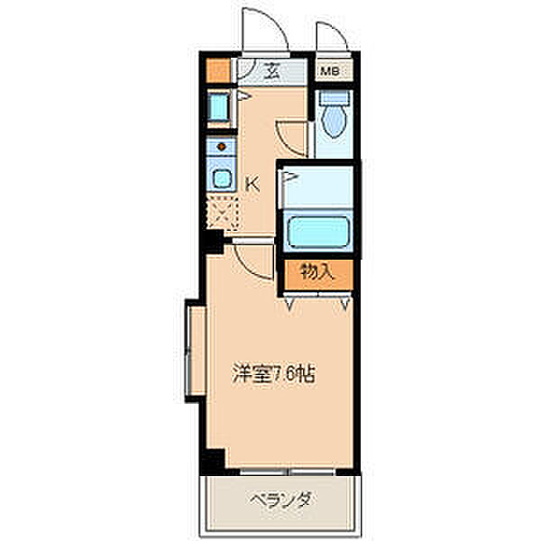 クリア・エヌ 201｜愛知県名古屋市熱田区波寄町(賃貸マンション1K・2階・24.95㎡)の写真 その2