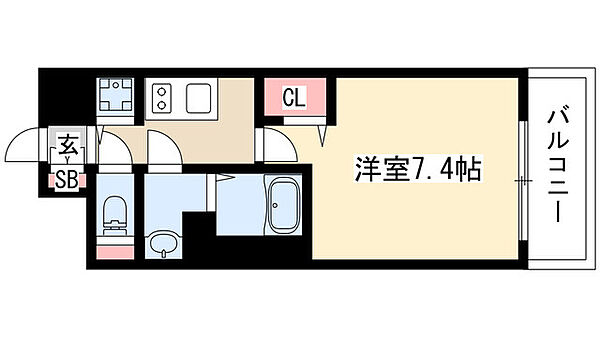 プレサンス久屋大通公園エアリー 1203｜愛知県名古屋市中区大須４丁目(賃貸マンション1K・12階・23.78㎡)の写真 その2