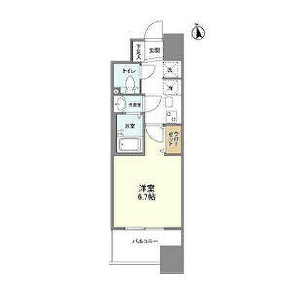 インプルーブ鶴舞 904｜愛知県名古屋市中区千代田５丁目(賃貸マンション1K・9階・24.03㎡)の写真 その2