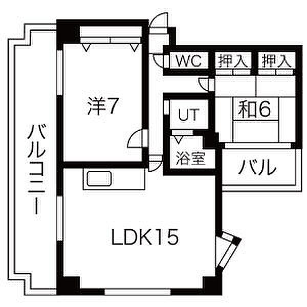 三陽ビルディング 1101｜愛知県名古屋市中区丸の内２丁目(賃貸マンション2LDK・11階・68.57㎡)の写真 その2