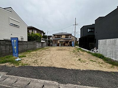 外観:【三方角地!日当たり・通風良好】土地面積約34.08坪! 外観:【三方角地!日当たり・通風良好】土地面積約34.08坪!