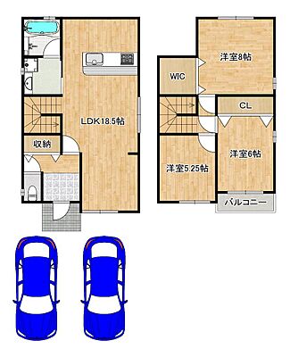間取り 羽衣４丁目　中古一戸建