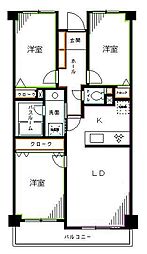 COMFORIA西荻窪 3LDKの間取図画像
